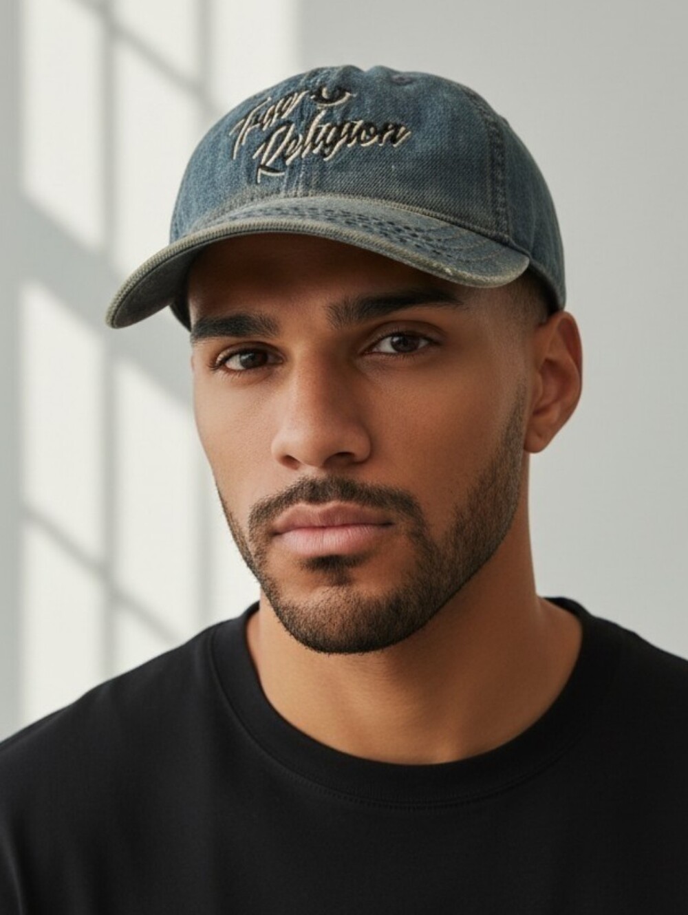 True Religion Denim baseball cap .